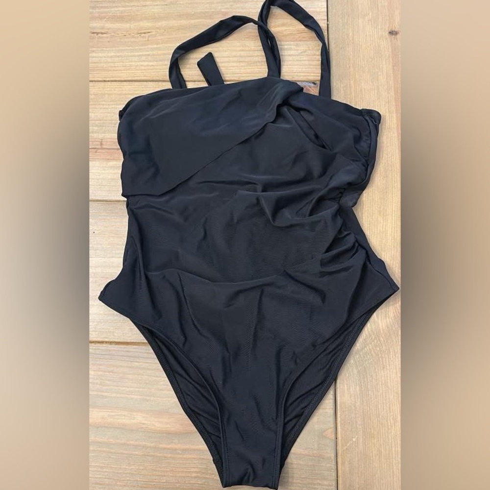 Cupshe Elegant Black One Piece Swimsuit